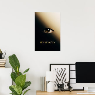 "See Beyond" Minimalist Eye Wall Art