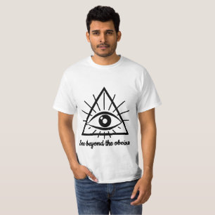See Beyond the Obvious   Peace is Power T-Shirt