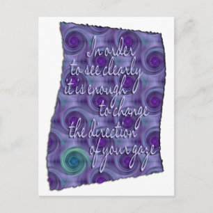 see Clearly - wisdom Postcard