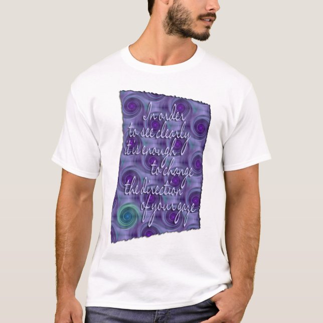see Clearly - wisdom T-Shirt (Front)