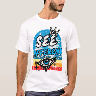 See Different Retro Graphic T-Shirt