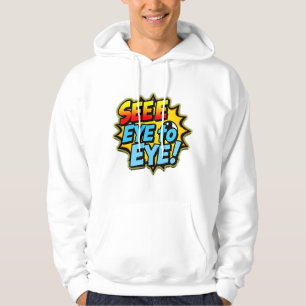 See Eye to Eye – Harmony & Understanding Design Hoodie
