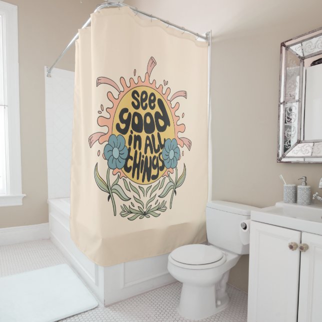 See Good in all Things Hippie Graphic (In Situ)