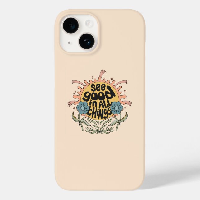 See Good in all Things Hippie Graphic Case-Mate iPhone Case (Back)