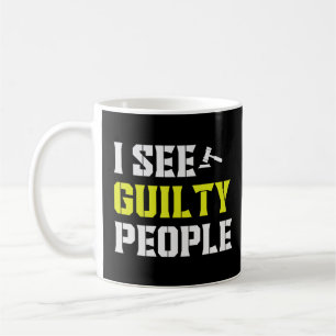 See Guilty People Correctional Officer  Coffee Mug