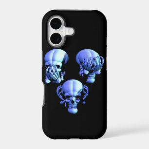 See, Hear, Speak No Evil Skulls iPhone 5G Case