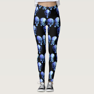 See Hear Speak No Evil Skulls Leggings