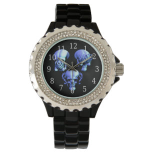 See Hear Speak No Evil Skulls Watch