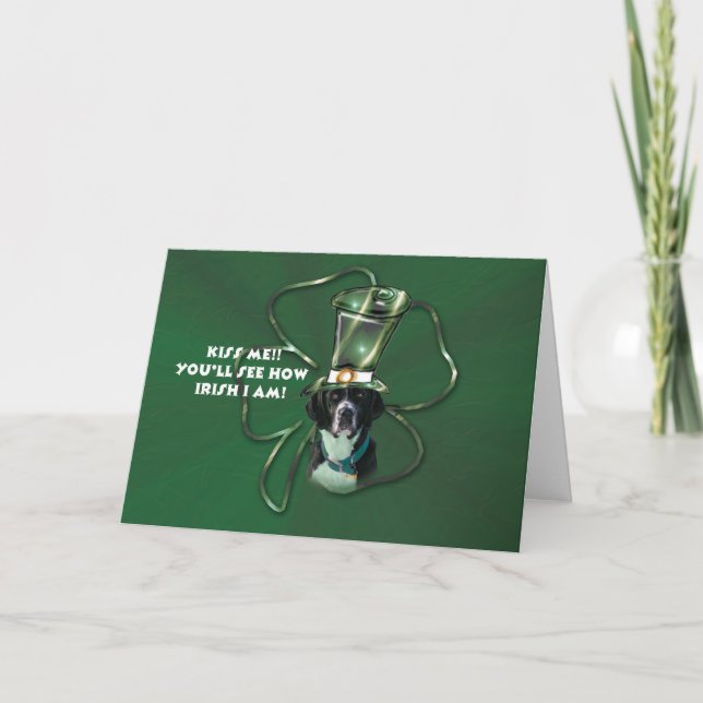 See How Irish I Am Card (Front)