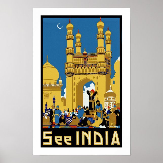 See India ~ Hyderabad Poster (Front)