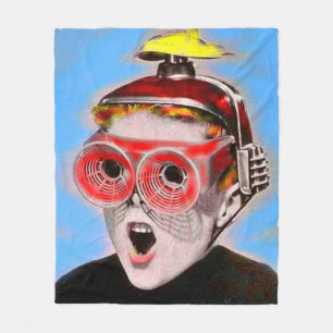 see into the future fleece blanket