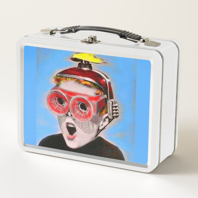 see into the future metal lunch box (Front)