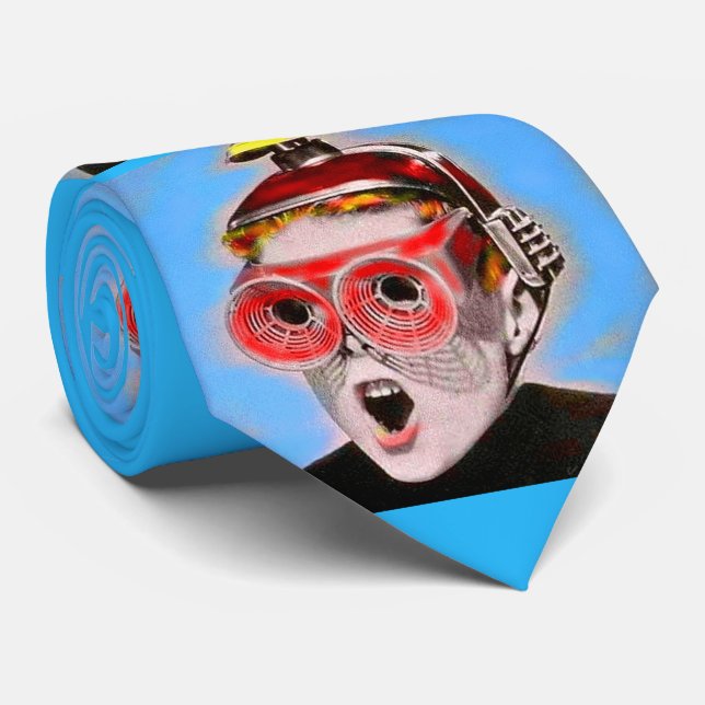 see into the future print tie (Rolled)