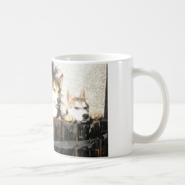 See me peeking !! coffee mug (Right)