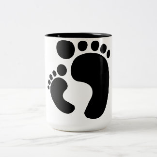 See My Feet Two-Tone Coffee Mug