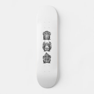 SEE NO EVIL HEAR NO EVIL SAY NO EVIL SKATE BOARD D