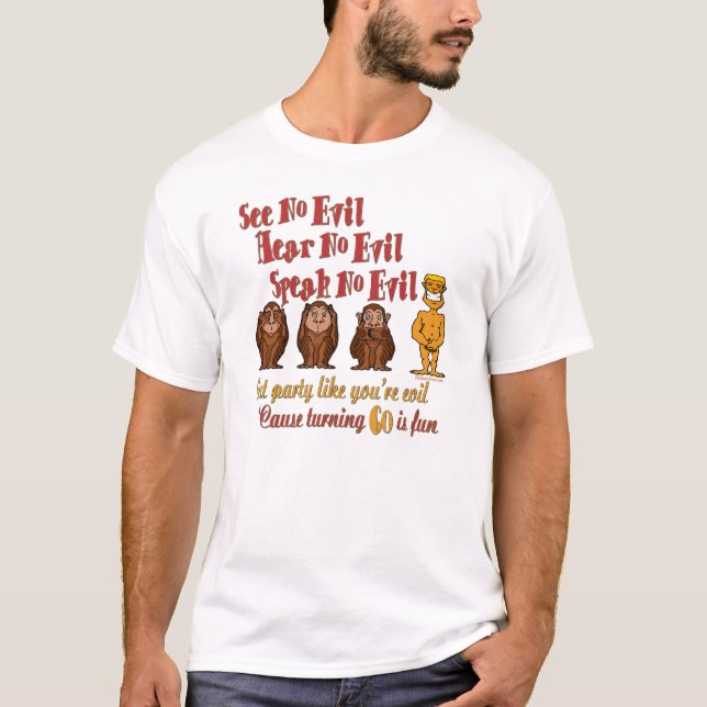 See No Evil Party 60th T-Shirt (Front)