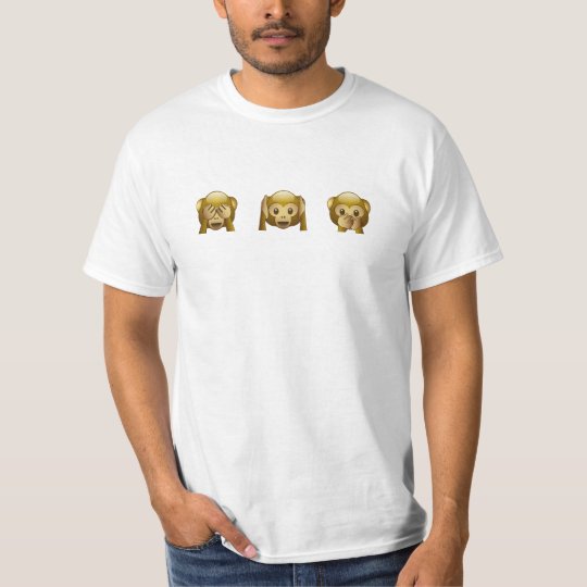 See no. Hear no. Speak no. T-Shirt