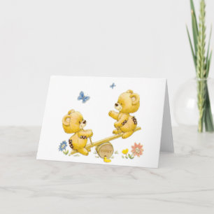 See Saw Bears Card