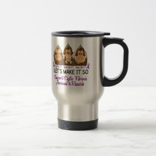 See Speak Hear No Cystic Fibrosis 2 Travel Mug