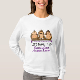 See Speak Hear No Lupus 2 T-Shirt