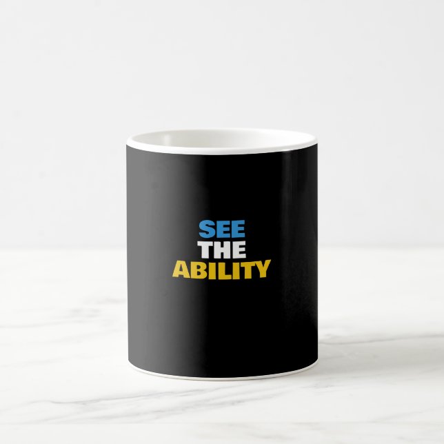 See The Ability Disability Pride Customizable Mug (Center)