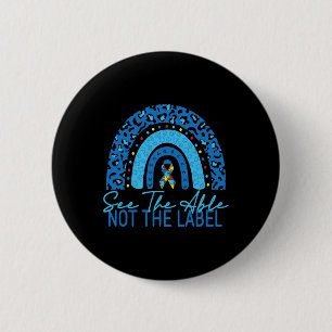 See The Able Not The Label Autism Awareness Puzzle 2 Inch Round Button