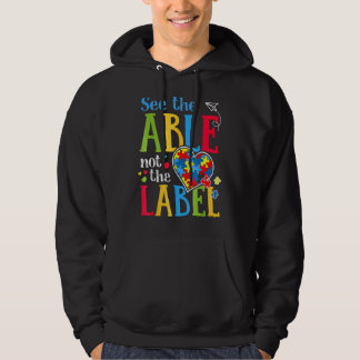 See The Able Not The Label Autism Puzzle Love Hear Hoodie