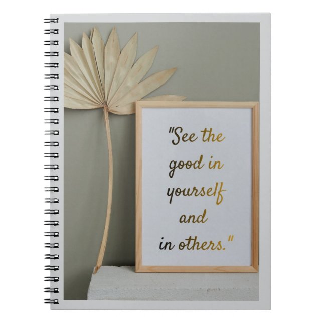 See the Good Notebook (Front)