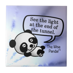 See the light at the end of the tunnel tile