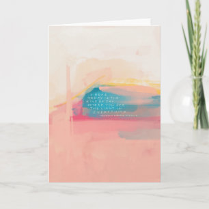 "See the Light in everything" card