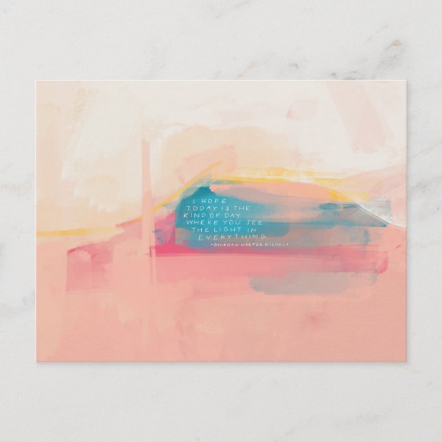 "See the Light in everything" postcard (Front)