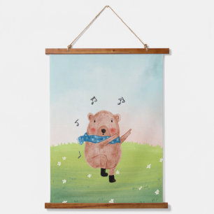 See the music, hear the dance hanging tapestry
