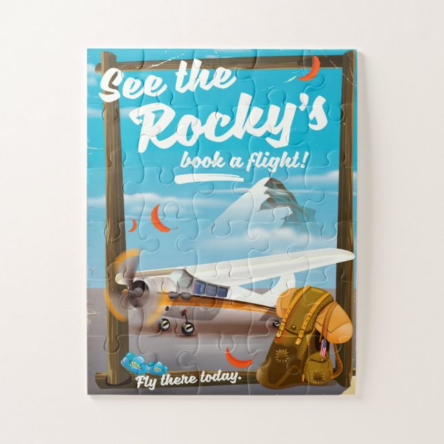 See The Rocky's "Book a flight!" Jigsaw Puzzle (Vertical)