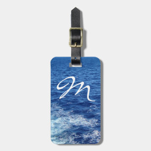 See the Sea Monogrammed Luggage Tag