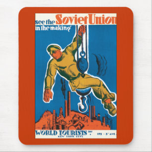 See the Soviet Union in the Making Mouse Pad