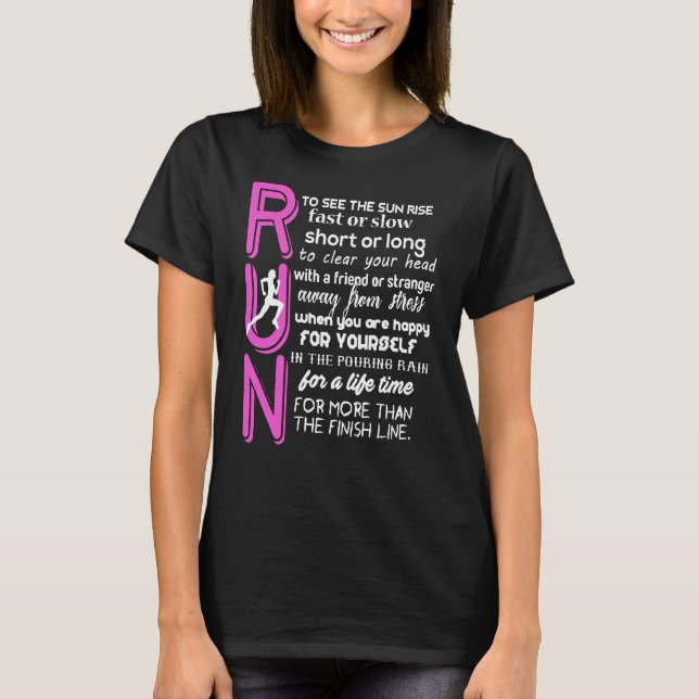 See The Sun Run T-Shirt (Front)