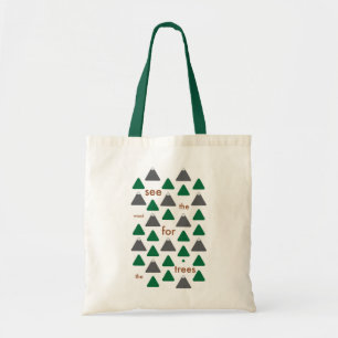 See the wood for the trees tote bag