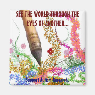 , SEE THE WORLD THROUGH THEIR EYES MAGNET