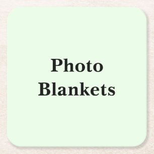 See These Photo Blankets Square Paper Coaster