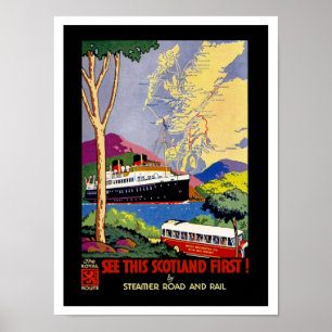 See This Scotland First! Poster