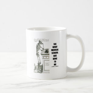 See What Medical School Has Done To Me (Skeleton) Coffee Mug