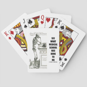 See What Medical School Has Done To Me (Vesalius) Playing Cards