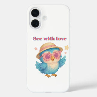 See with Love – Gentle Reminder iPhone 16 Case