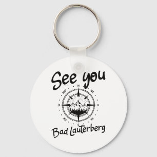 See You Hiking Bad Lauterberg Germany Vacation Ski Keychain