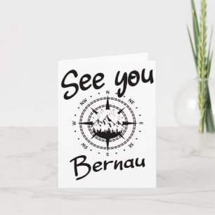 See You Hiking Bernau Germany Vacation Ski Comp  Card