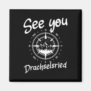 See You Hiking Drachselsried Germany Vacation Ski Magnet