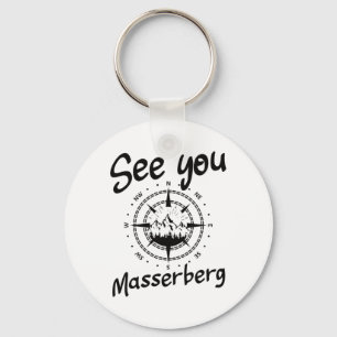 See You Hiking Merberg Germany Vacation Ski Comp  Keychain