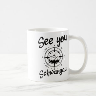 See You Hiking Schwangau Germany Vacation Ski Comp Coffee Mug