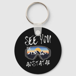 See You In Aoss Breastl Hiking Italy Vacation Ski  Keychain